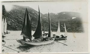 Image of Eskimo [Inuit] trap boats